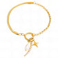 Star Bracelet, 18K Gold Plated Steel