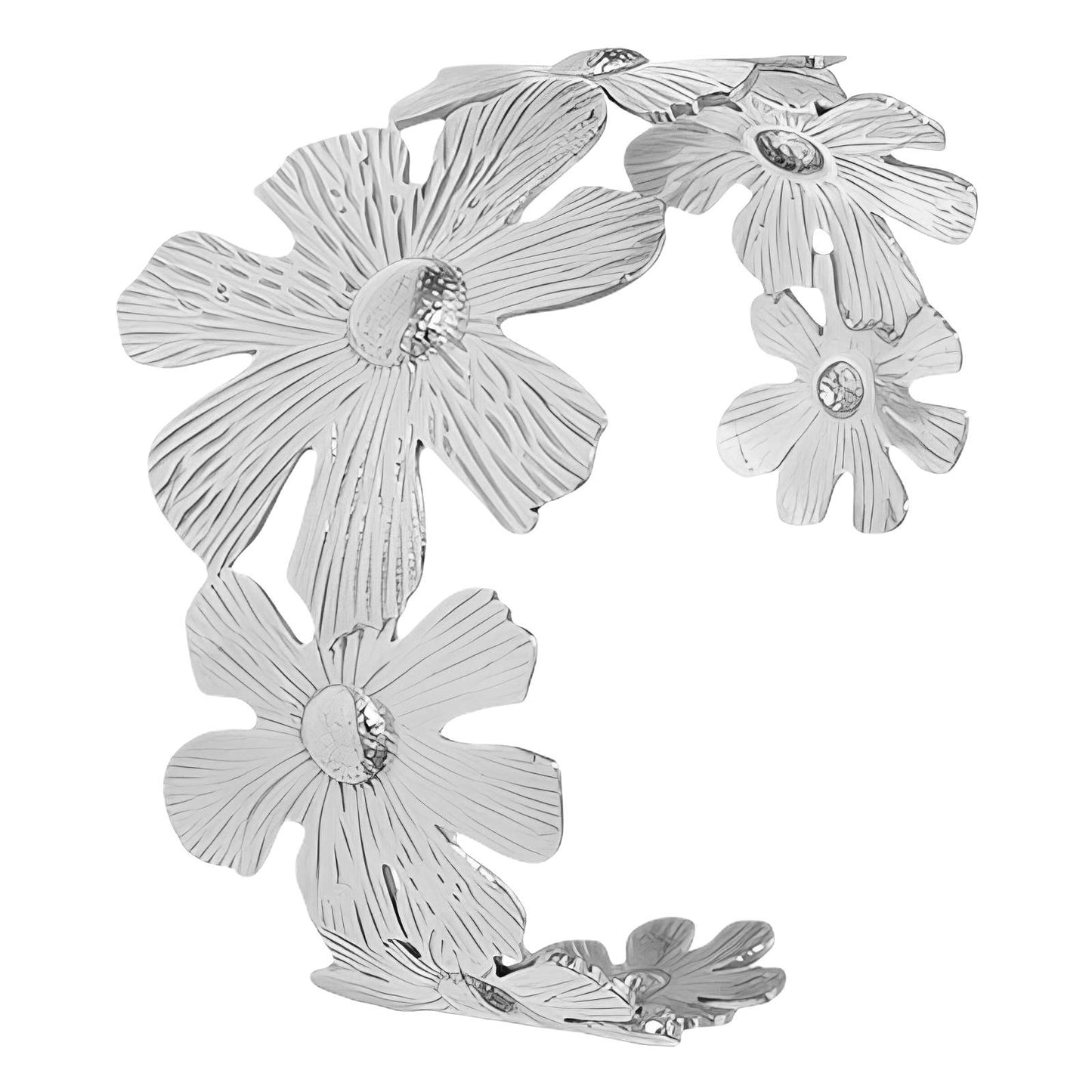 Flower Meadow Bracelet, Stainless Steel