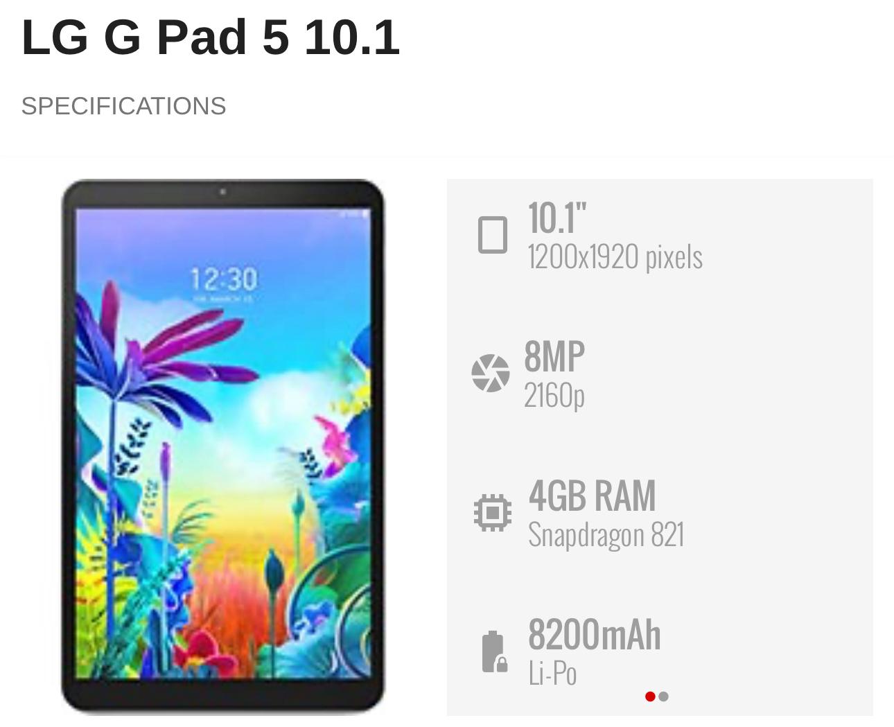 LG G Pad 5 10.1